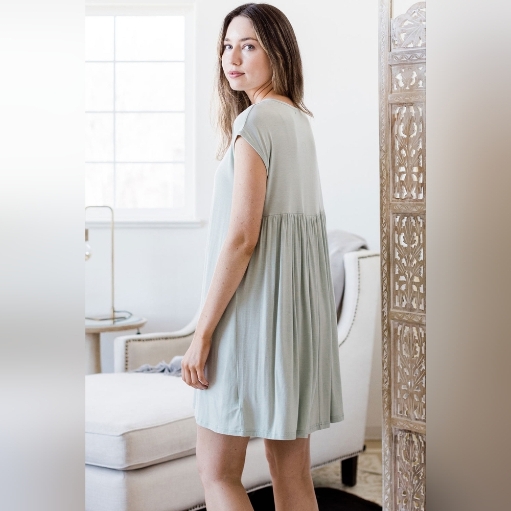 YALA Opal Swing Bamboo Nightshirt‎ Honeydew